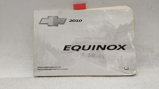 2010 Chevrolet Equinox Owners Manual Book Guide OEM Used Auto Parts - Oemusedautoparts1.com
