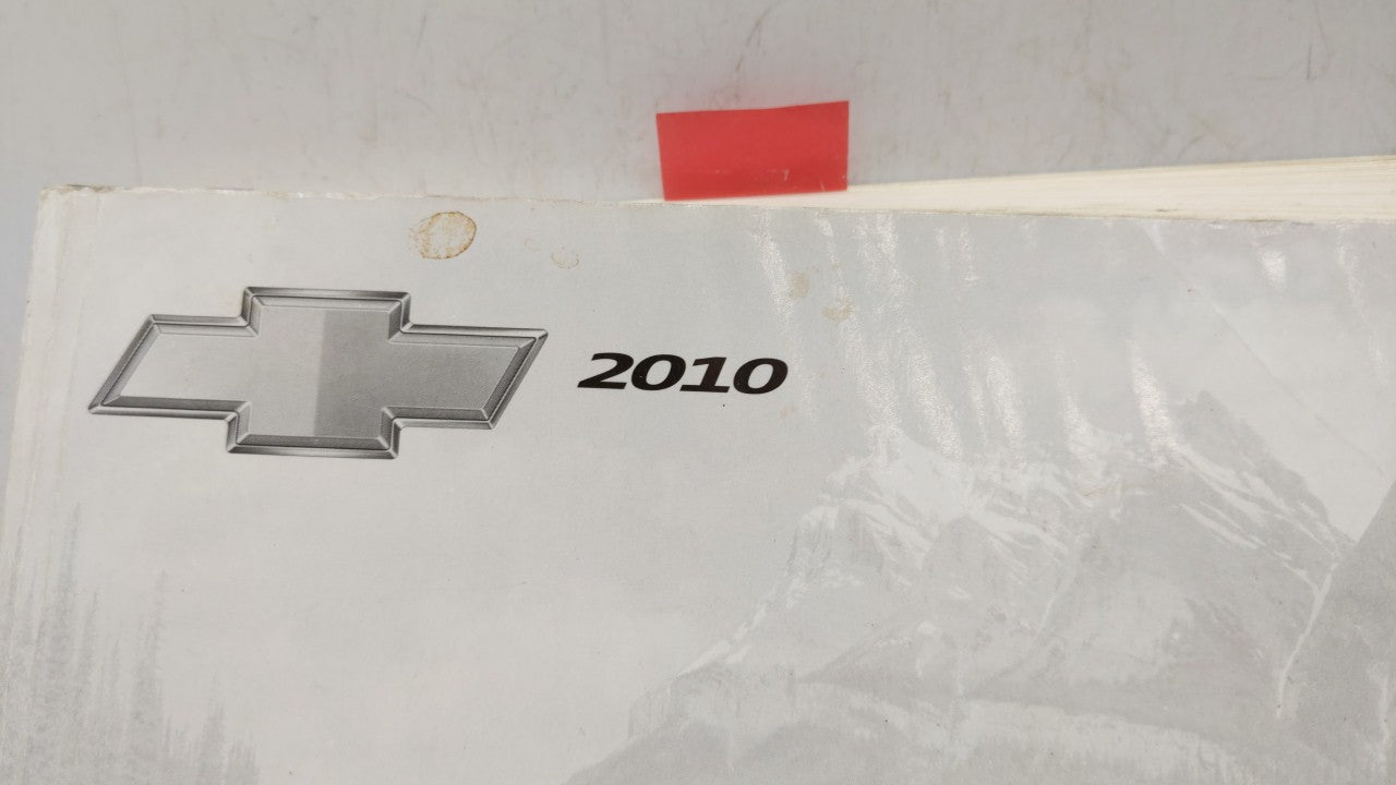 2010 Chevrolet Equinox Owners Manual Book Guide OEM Used Auto Parts - Oemusedautoparts1.com