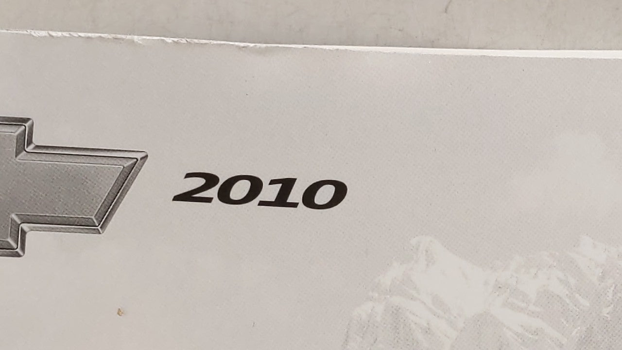 2010 Chevrolet Equinox Owners Manual Book Guide OEM Used Auto Parts - Oemusedautoparts1.com