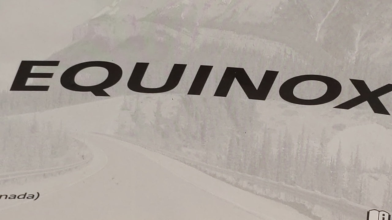 2010 Chevrolet Equinox Owners Manual Book Guide OEM Used Auto Parts - Oemusedautoparts1.com