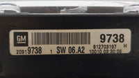 2010 Chevrolet Equinox Instrument Cluster Speedometer Gauges P/N:20919738 20903929, 20838838 Fits OEM Used Auto Parts - Oemu