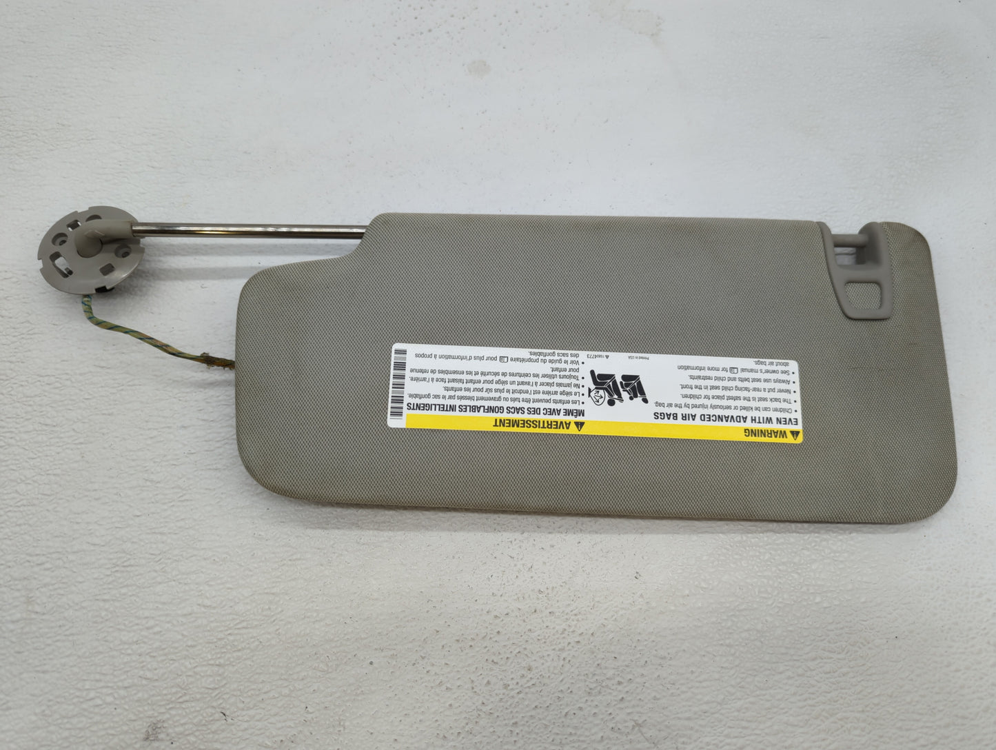 2010-2017 Chevrolet Equinox Sun Visor Shade Replacement Passenger Right Mirror Fits Fits 2010 2011 2012 2013 2014 2015 2016 