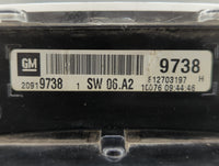 2010 Chevrolet Equinox Instrument Cluster Speedometer Gauges P/N:20919738 20903929, 20838838 Fits OEM Used Auto Parts - Oemu