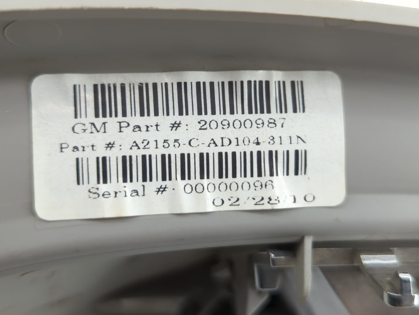 2010 Chevrolet Equinox Overhead Roof Console - Oemusedautoparts1.com