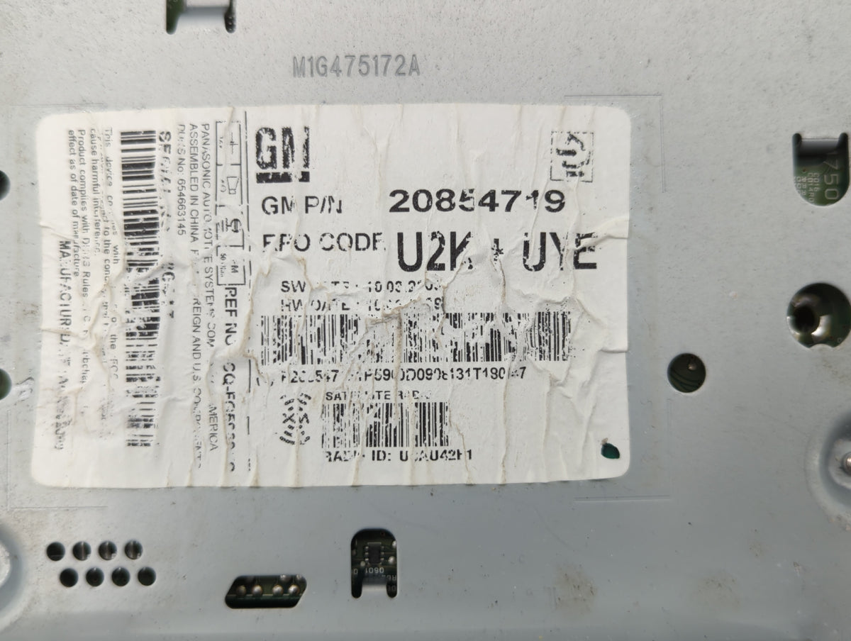 2010-2010 Chevrolet Equinox Am Fm Cd Player Radio Receiver 440226 - Oemusedautoparts1.com