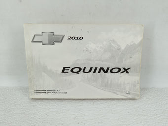 compare product 2010 Chevrolet Equinox Owners Manual Book Guide OEM Used Auto Parts
