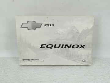 2010 Chevrolet Equinox Owners Manual Book Guide OEM Used Auto Parts - Oemusedautoparts1.com