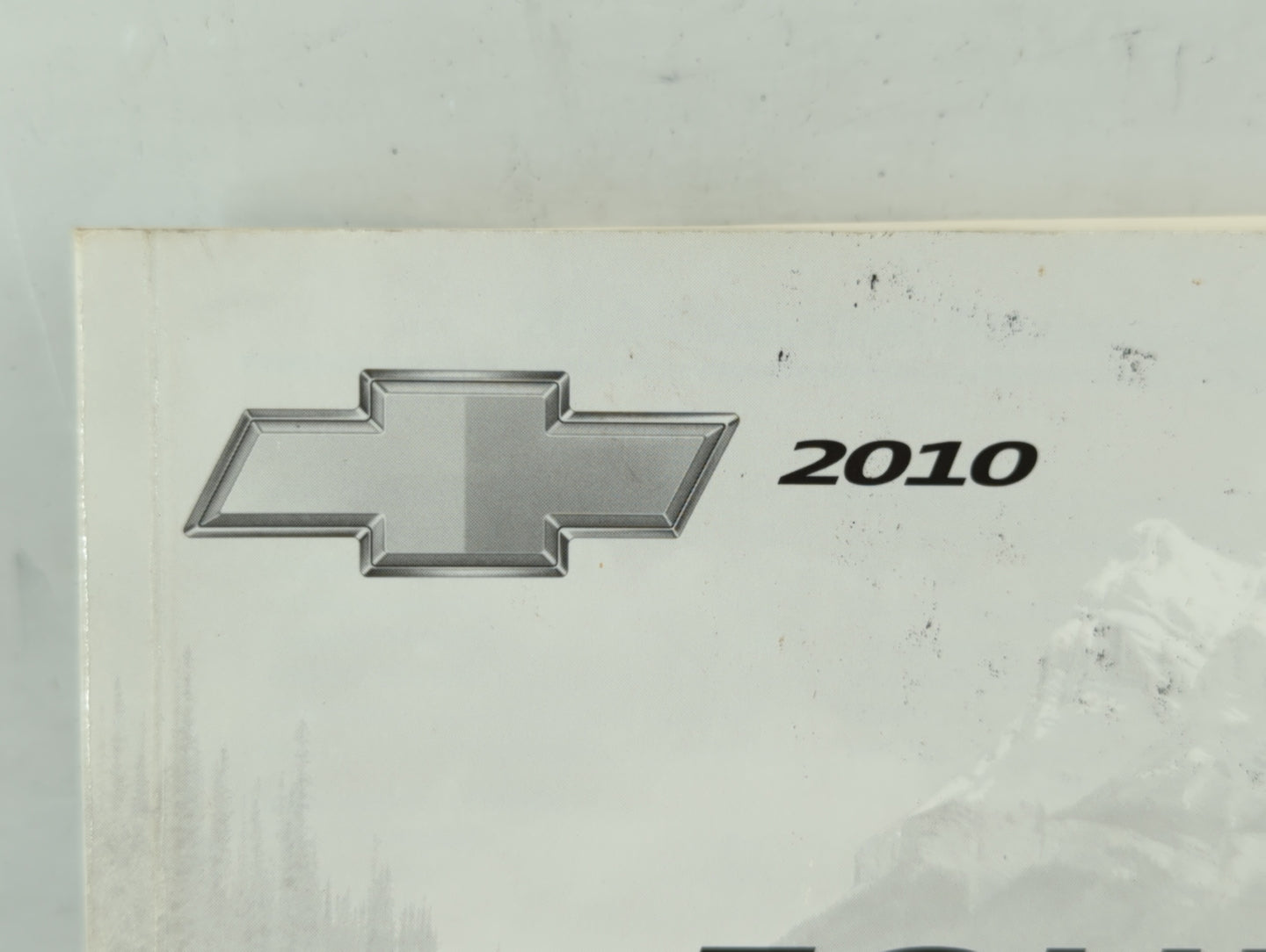 2010 Chevrolet Equinox Owners Manual Book Guide OEM Used Auto Parts - Oemusedautoparts1.com
