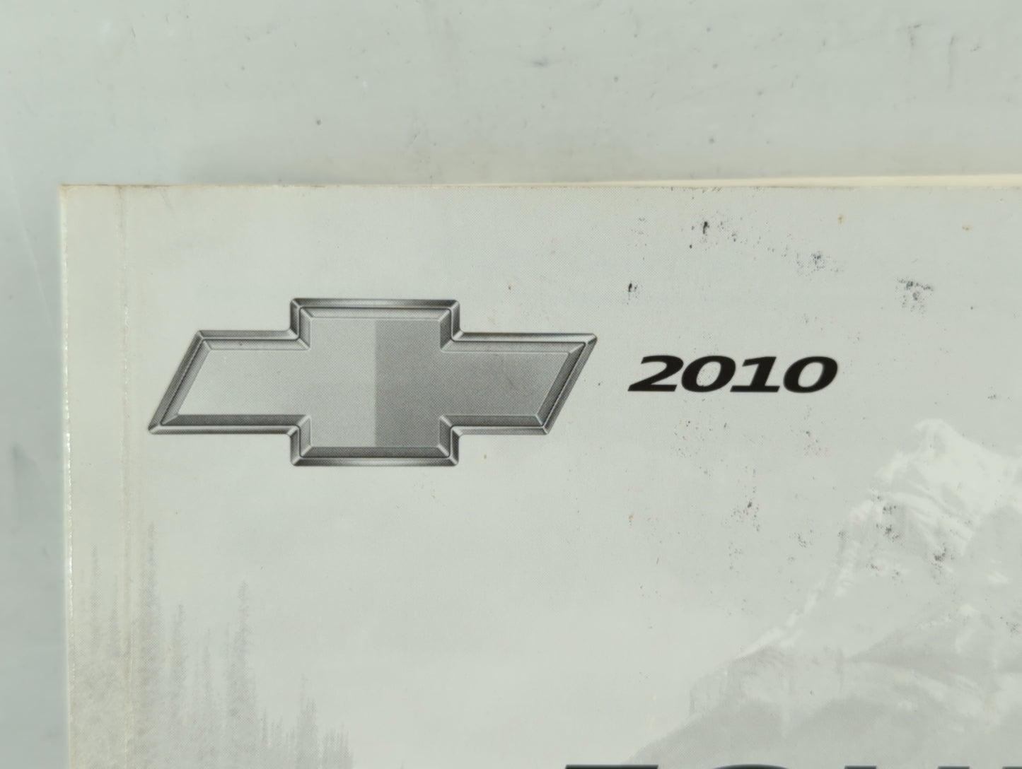 2010 Chevrolet Equinox Owners Manual Book Guide OEM Used Auto Parts - Oemusedautoparts1.com