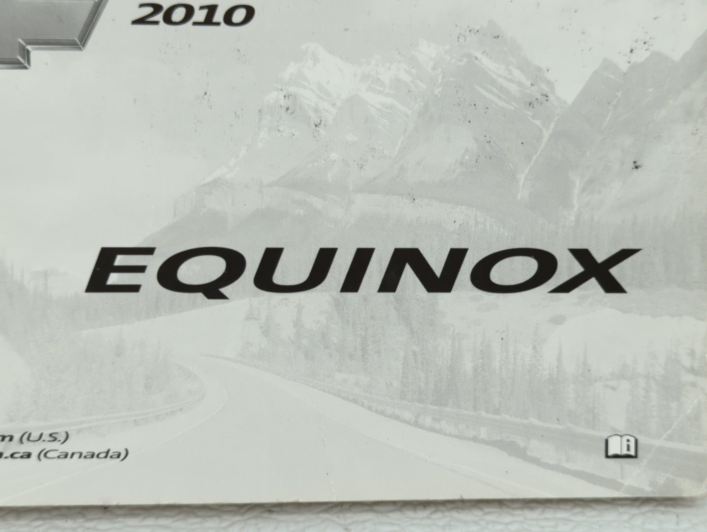 2010 Chevrolet Equinox Owners Manual Book Guide OEM Used Auto Parts - Oemusedautoparts1.com