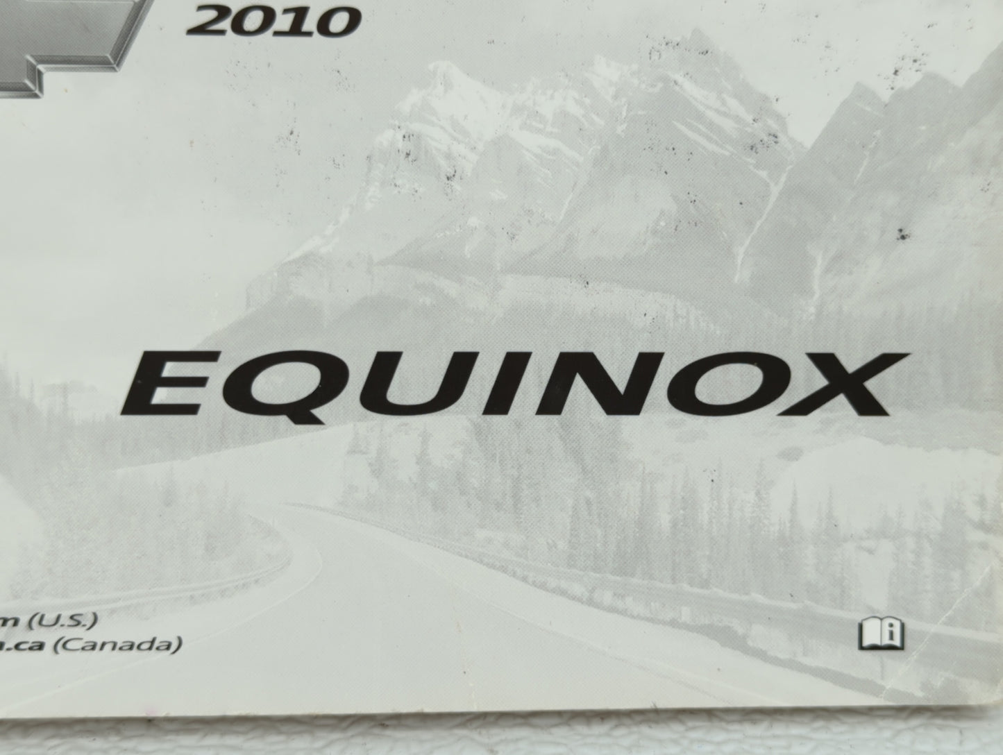 2010 Chevrolet Equinox Owners Manual Book Guide OEM Used Auto Parts - Oemusedautoparts1.com