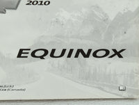 2010 Chevrolet Equinox Owners Manual Book Guide OEM Used Auto Parts - Oemusedautoparts1.com
