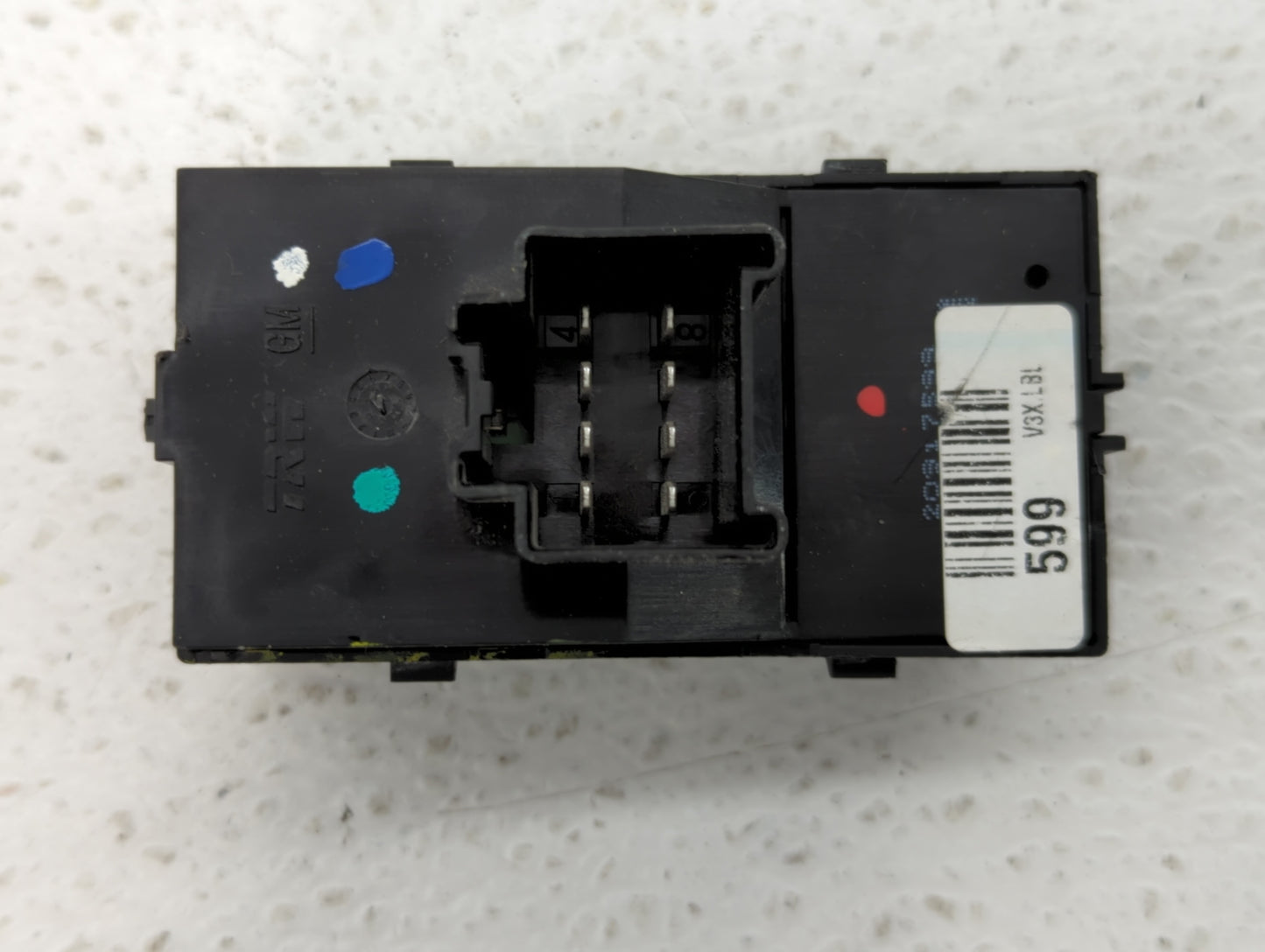 2010-2017 Chevrolet Equinox Master Power Window Switch Replacement Driver Side Left P/N:25946838 20917599 Fits OEM Used Auto