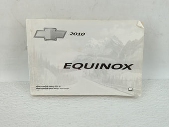 compare product 2010 Chevrolet Equinox Owners Manual Book Guide OEM Used Auto Parts