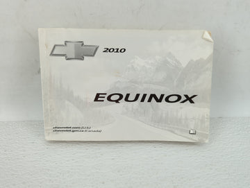2010 Chevrolet Equinox Owners Manual Book Guide OEM Used Auto Parts - Oemusedautoparts1.com