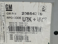 2010-2010 Chevrolet Equinox Am Fm Cd Player Radio Receiver 510560 - Oemusedautoparts1.com