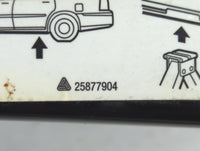 2010 Chevrolet Equinox Spare Scissor Car Jack - Oemusedautoparts1.com