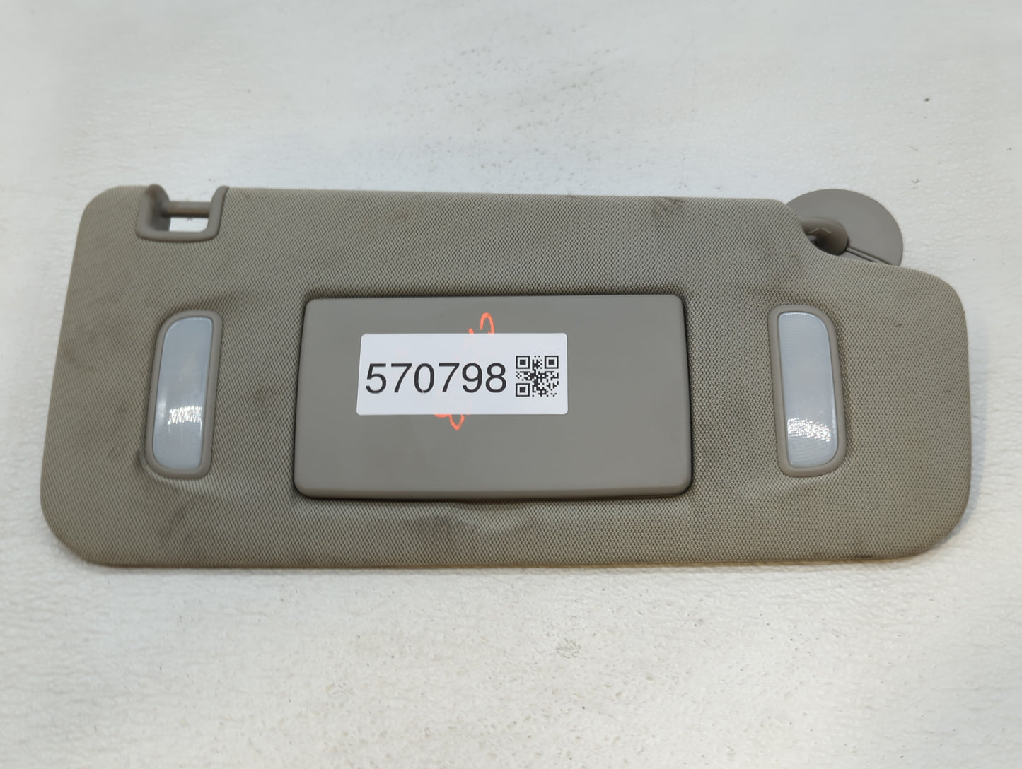 2010-2017 Chevrolet Equinox Sun Visor Shade Replacement Passenger Right Mirror Fits Fits 2010 2011 2012 2013 2014 2015 2016 