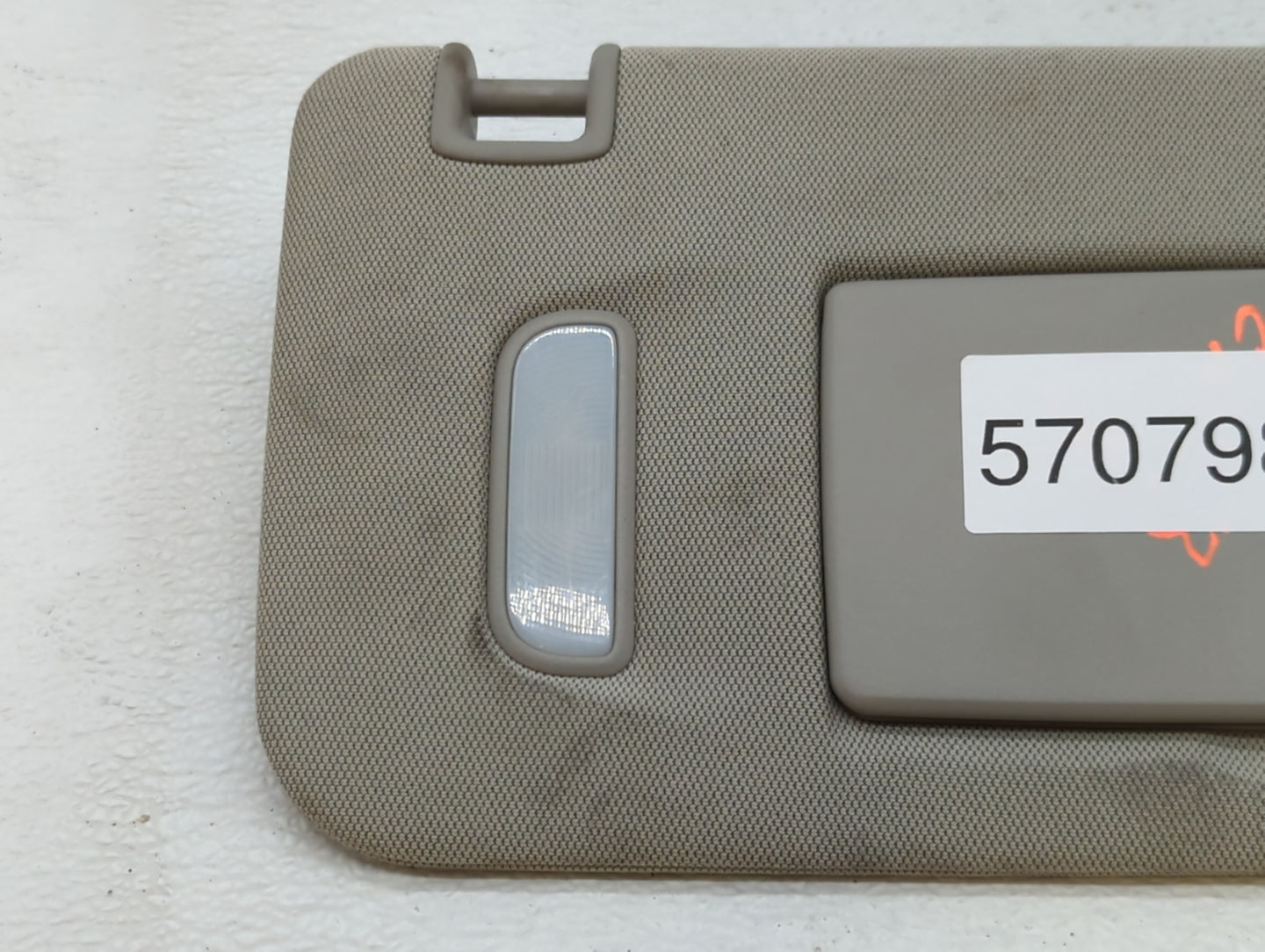 2010-2017 Chevrolet Equinox Sun Visor Shade Replacement Passenger Right Mirror Fits Fits 2010 2011 2012 2013 2014 2015 2016 