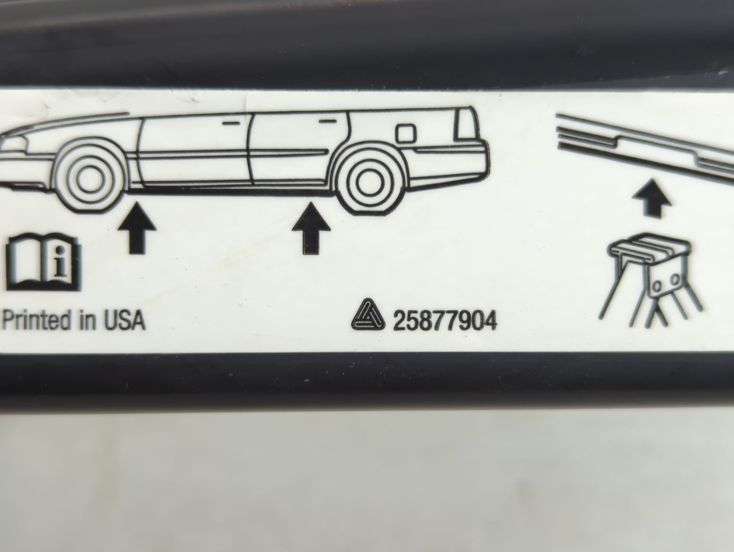 2010 Chevrolet Equinox Spare Scissor Car Jack 595913 - Oemusedautoparts1.com