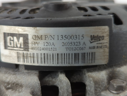 2010-2017 Chevrolet Equinox Alternator Replacement Generator Charging Assembly Engine OEM P/N:13500315 Fits OEM Used Auto Parts