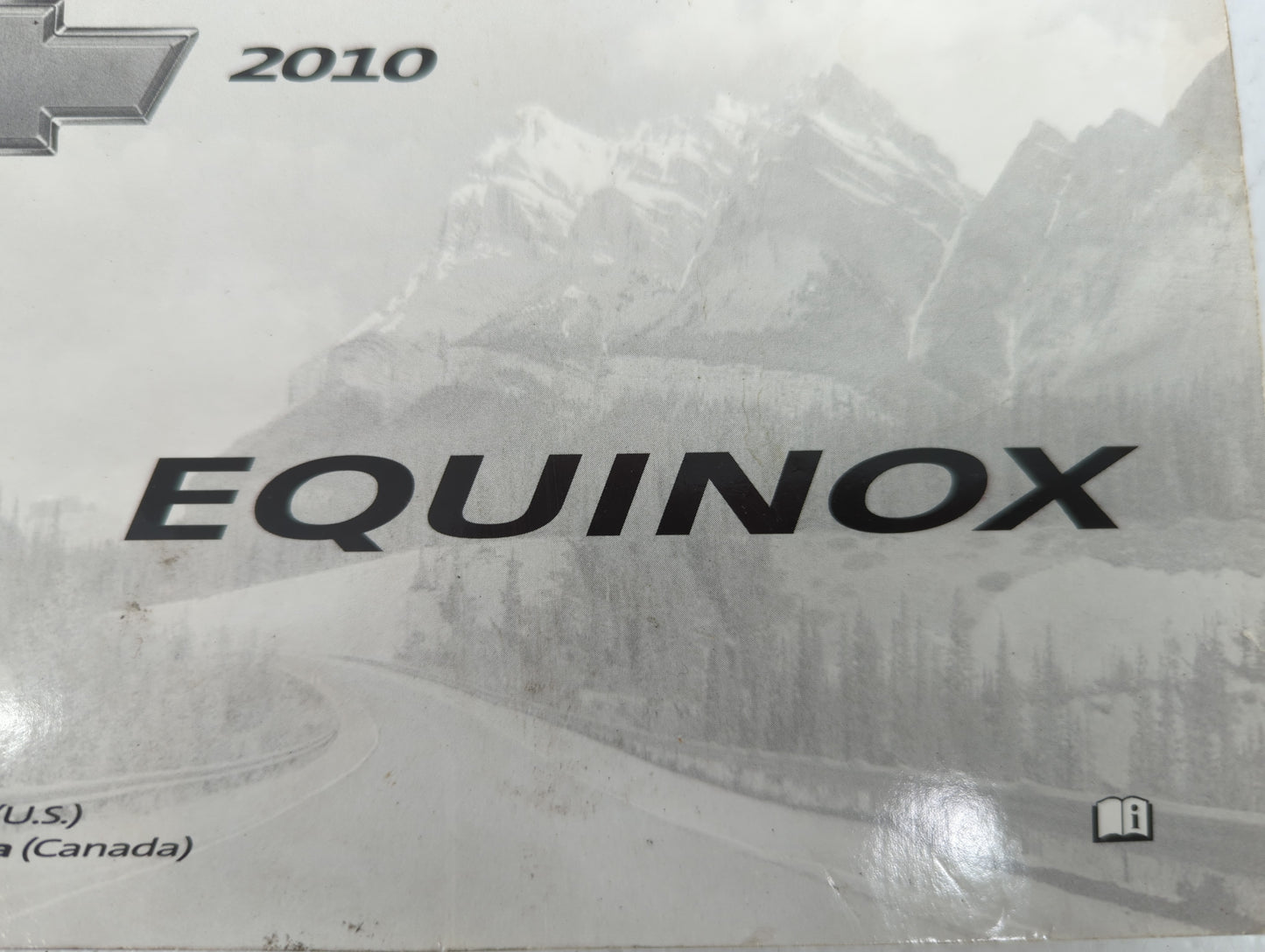 2010 Chevrolet Equinox Owners Manual Book Guide OEM Used Auto Parts - Oemusedautoparts1.com