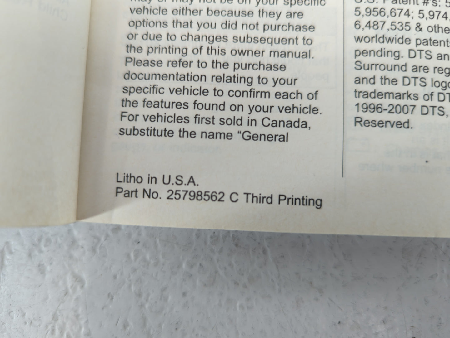 2010 Chevrolet Equinox Owners Manual Book Guide OEM Used Auto Parts - Oemusedautoparts1.com