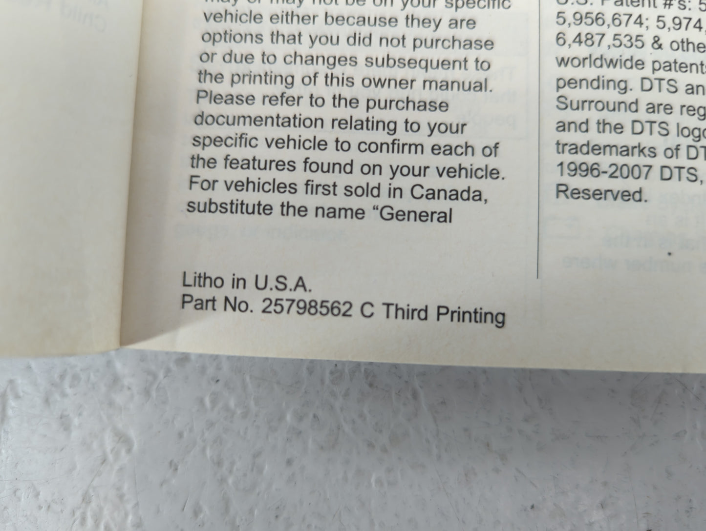 2010 Chevrolet Equinox Owners Manual Book Guide OEM Used Auto Parts - Oemusedautoparts1.com