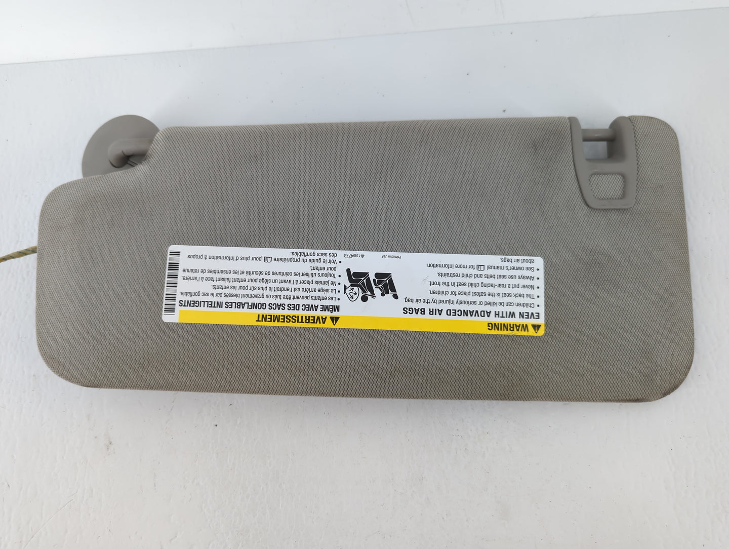 2010-2017 Chevrolet Equinox Sun Visor Shade Replacement Passenger Right Mirror Fits Fits 2010 2011 2012 2013 2014 2015 2016 