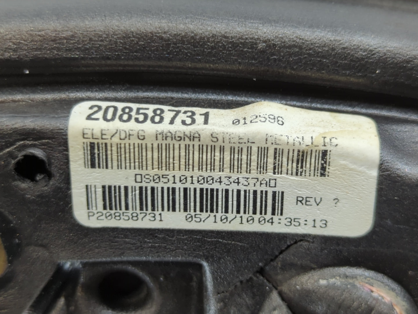 2010-2011 Chevrolet Equinox Driver Side View Mirror - Left Door Mirror OEM Used - Oemusedautoparts1.com