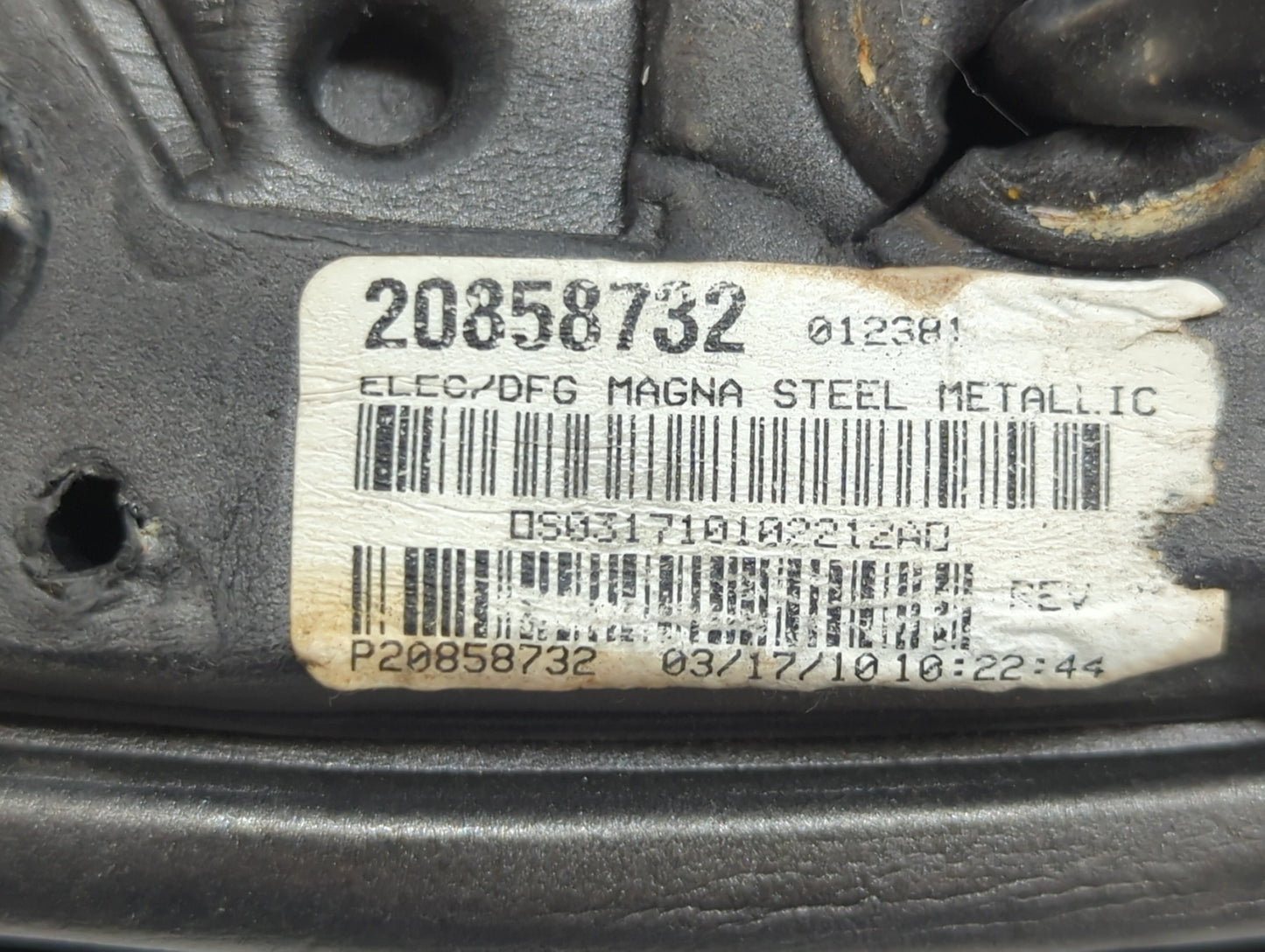 2010-2011 Chevrolet Equinox Passenger Side View Mirror - Right Door Mirror OEM Used - Oemusedautoparts1.com
