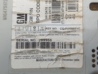 2010 Chevrolet Equinox Radio AM FM Cd Player Receiver Replacement P/N:299955 Fits Fits 2011 OEM Used Auto Parts - Oemusedaut