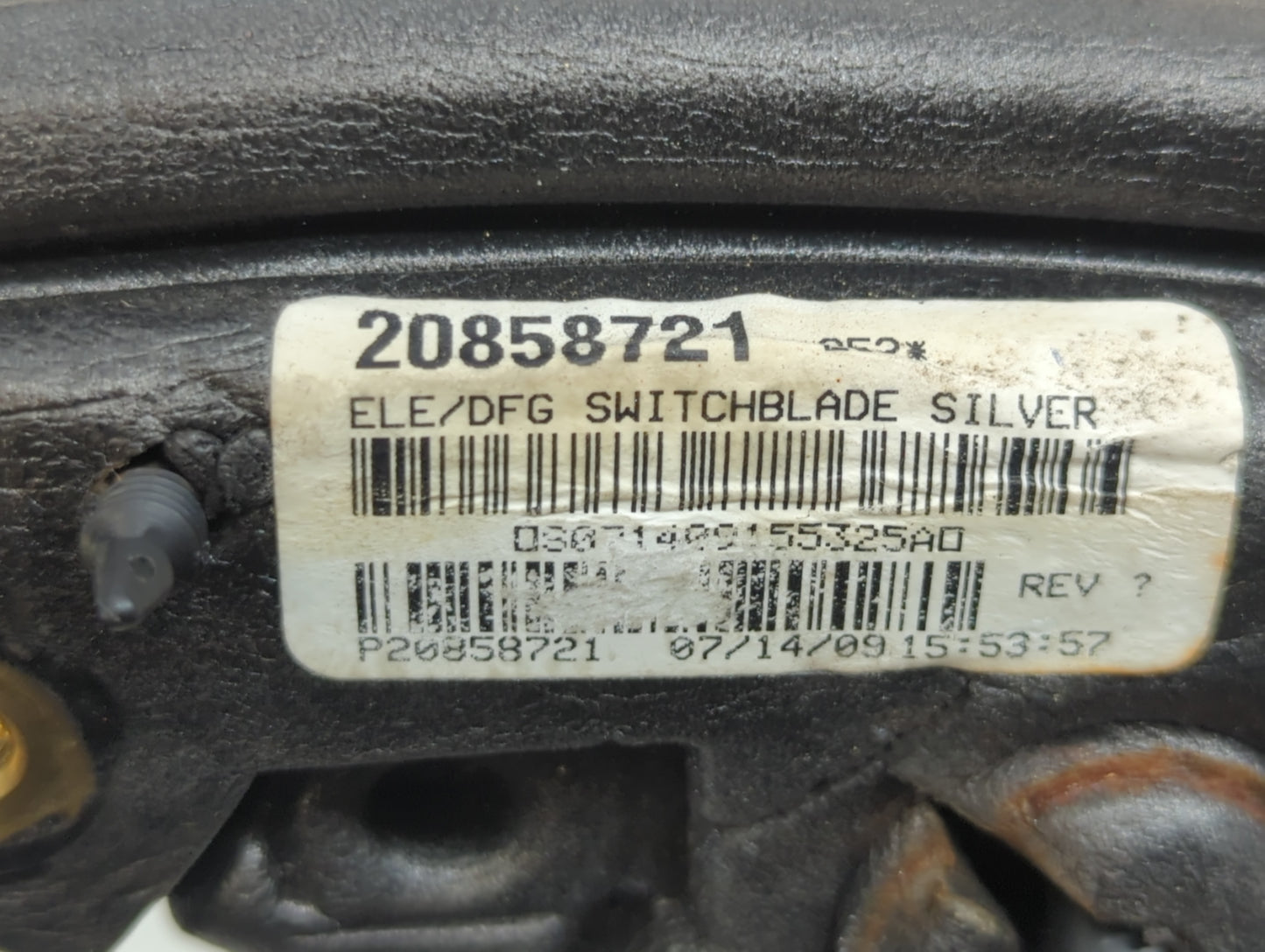 2010-2011 Chevrolet Equinox Driver Left Side View Manual Door Mirror - Oemusedautoparts1.com