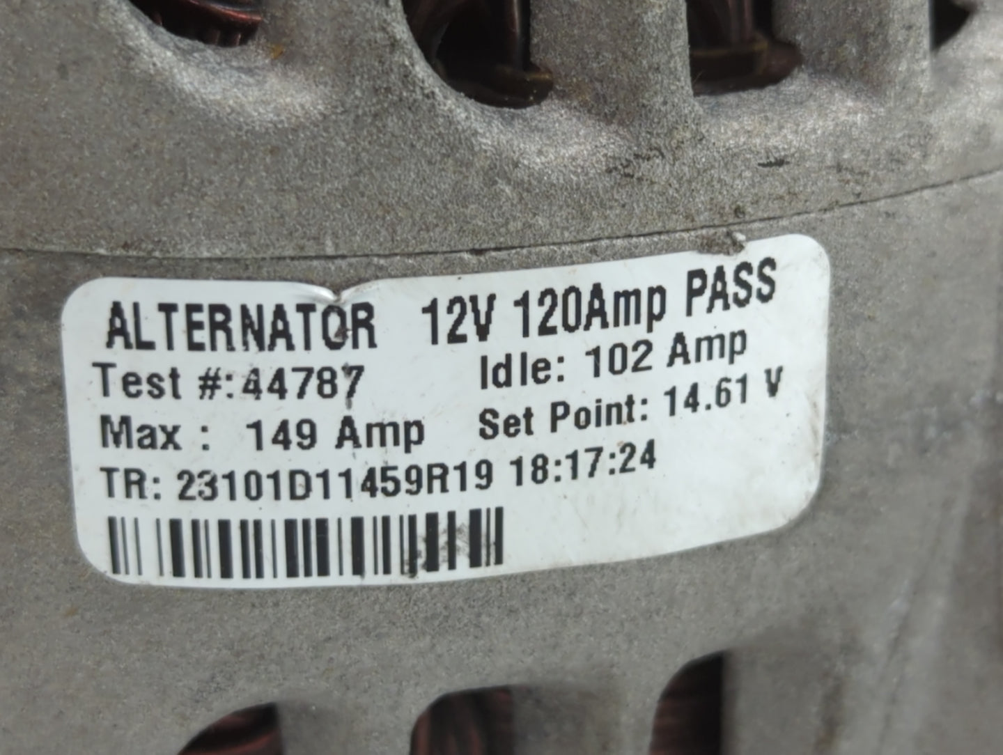 2010-2017 Chevrolet Equinox Alternator Replacement Generator Charging Assembly Engine OEM P/N:44787 Fits OEM Used Auto Parts