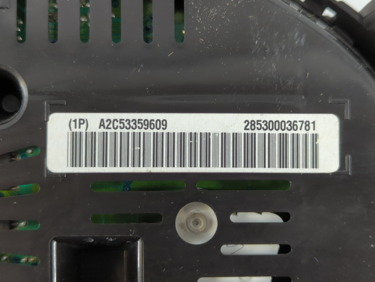 2010 Chevrolet Equinox Instrument Cluster Speedometer Gauges P/N:285300036781 (1P) A2C53359609 Fits OEM Used Auto Parts - Oe