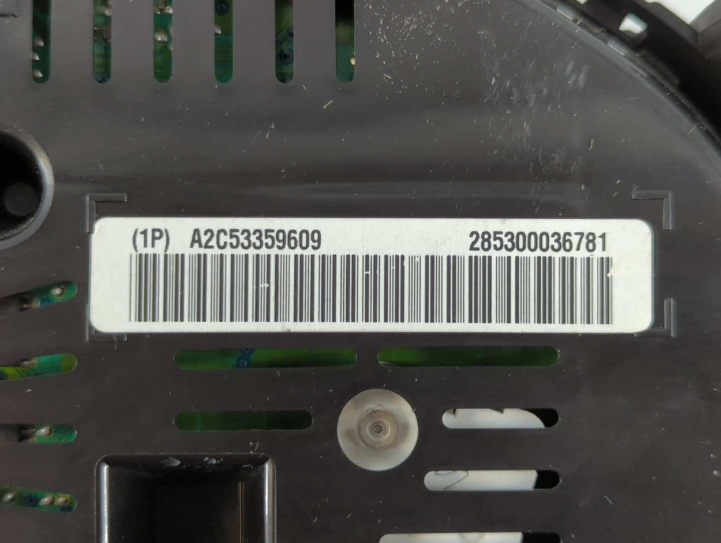 2010 Chevrolet Equinox Instrument Cluster Speedometer Gauges P/N:285300036781 (1P) A2C53359609 Fits OEM Used Auto Parts - Oe