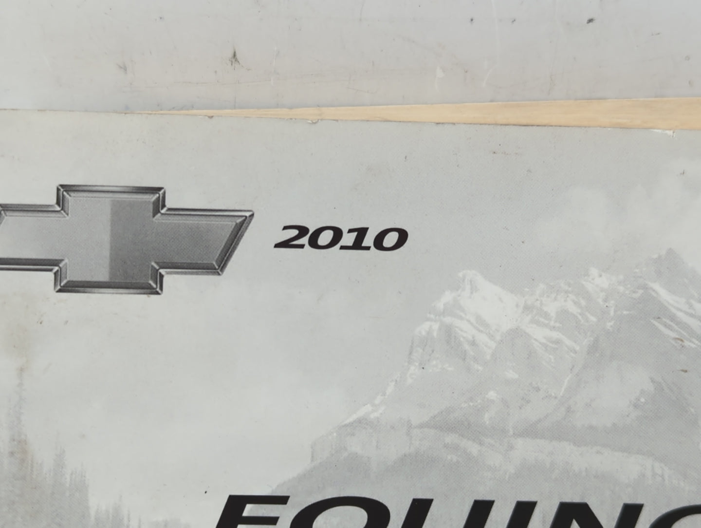 2010 Chevrolet Equinox Owners Manual Book Guide P/N:25798562 C OEM Used Auto Parts - Oemusedautoparts1.com