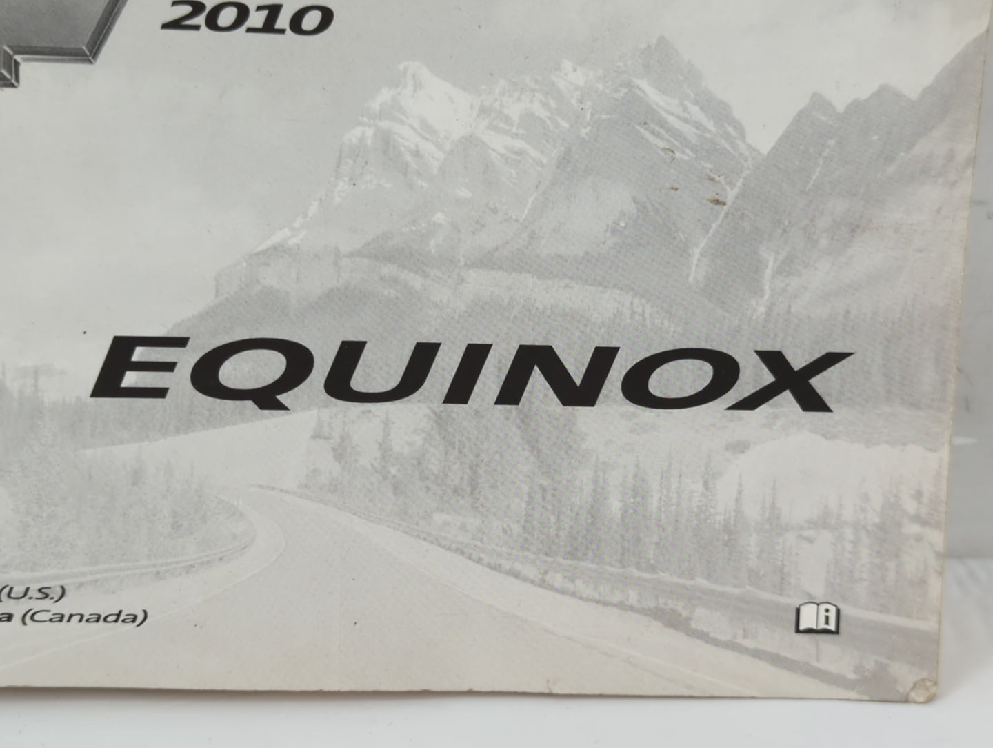 2010 Chevrolet Equinox Owners Manual Book Guide P/N:25798562 C OEM Used Auto Parts - Oemusedautoparts1.com