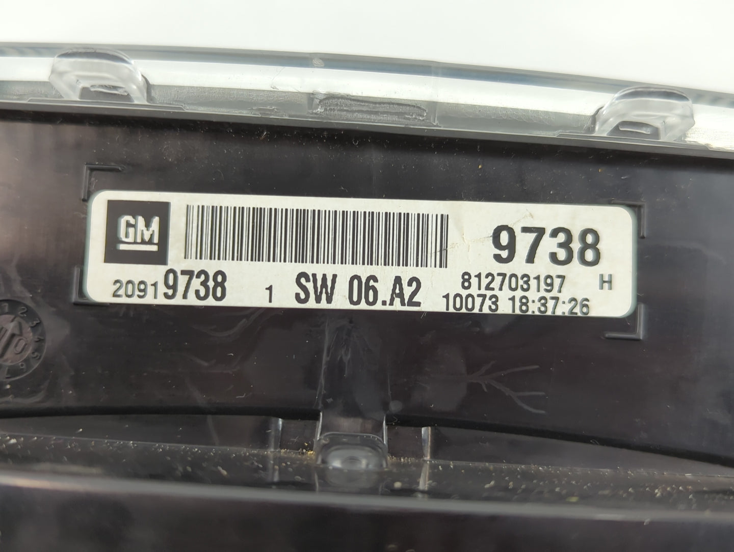 2010 Chevrolet Equinox Instrument Cluster Speedometer Gauges P/N:20919738 Fits OEM Used Auto Parts - Oemusedautoparts1.com