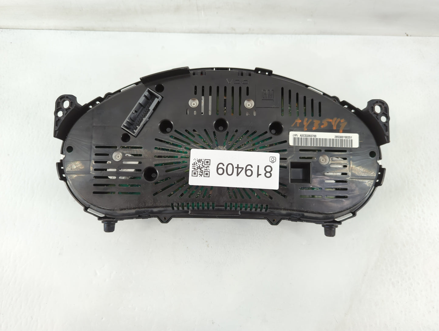 2010 Chevrolet Equinox Instrument Cluster Speedometer Gauges P/N:20919738 Fits OEM Used Auto Parts - Oemusedautoparts1.com