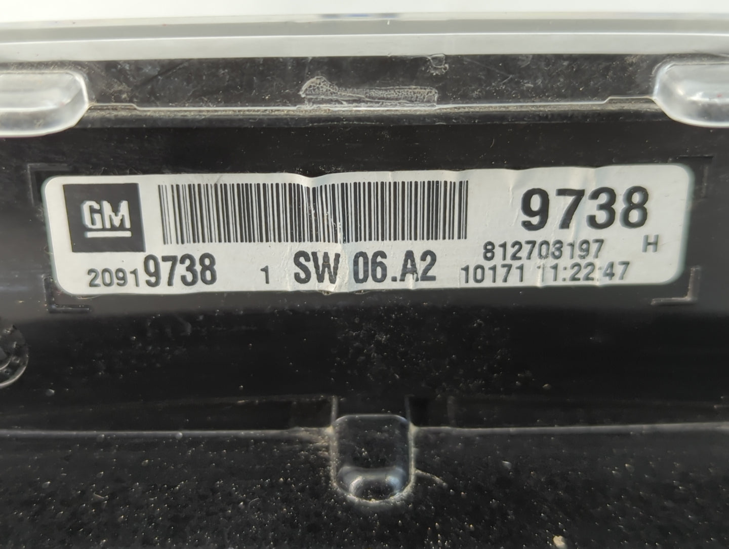 2010 Chevrolet Equinox Instrument Cluster Speedometer Gauges P/N:812703197 20919738 Fits OEM Used Auto Parts - Oemusedautopa
