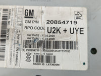 2010 Chevrolet Equinox Radio AM FM Cd Player Receiver Replacement P/N:20854719 Fits Fits 2011 OEM Used Auto Parts - Oemuseda