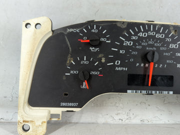 2008-2010 Chevrolet Express 1500 Instrument Cluster Speedometer Gauges P/N:28132658 25932368 Fits Fits 2008 2009 2010 OEM Used Auto Parts