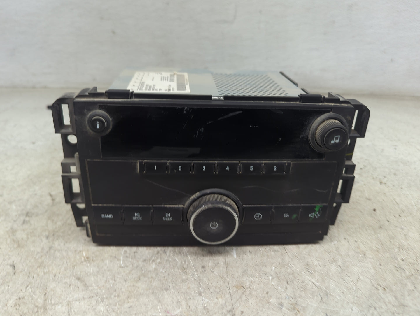 2010 Chevrolet Express 2500 Radio AM FM Cd Player Receiver Replacement P/N:25840204 Fits OEM Used Auto Parts - Oemusedautopa