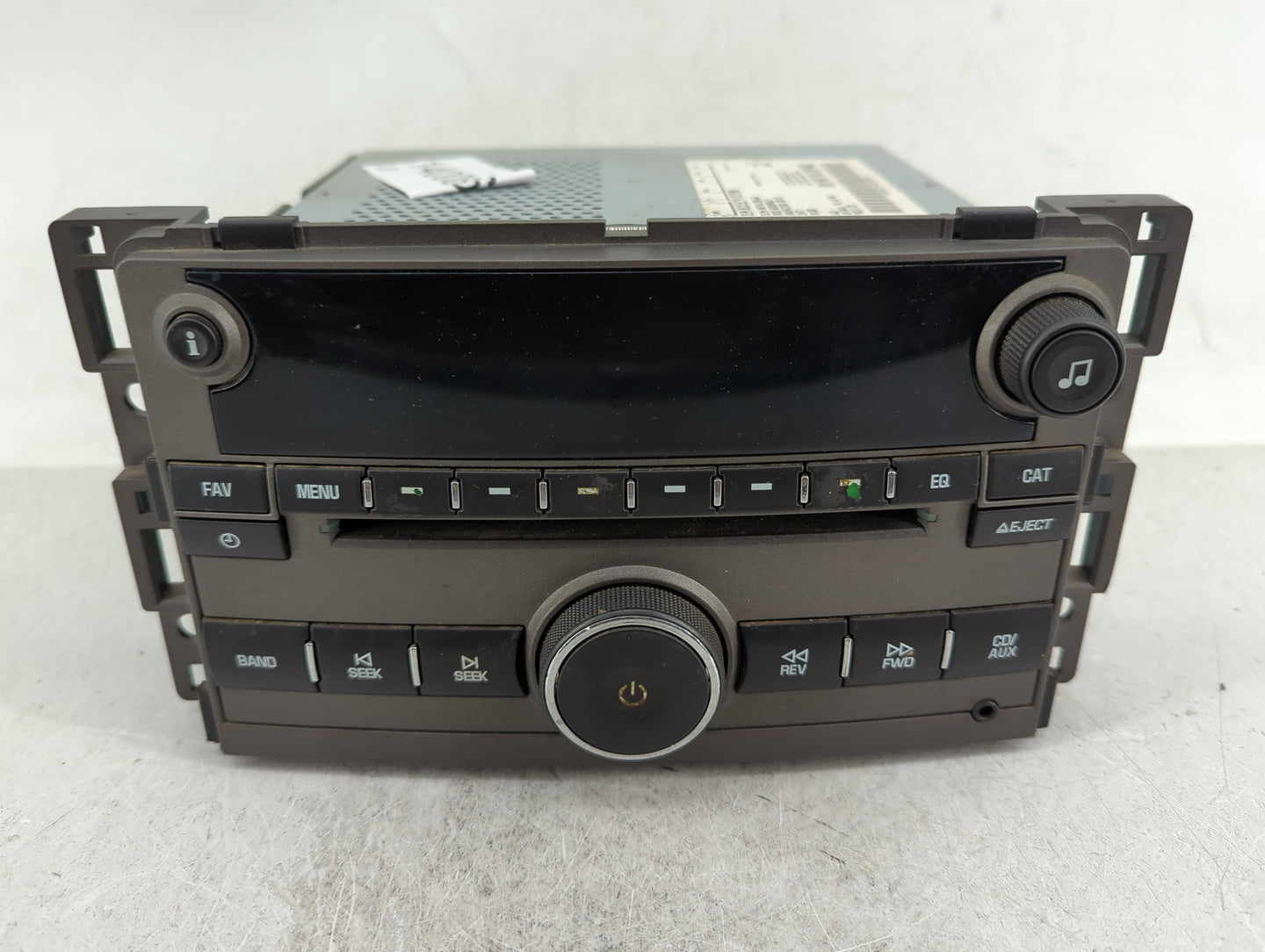 2009-2011 Chevrolet Hhr Radio AM FM Cd Player Receiver Replacement P/N:20919522 Fits Fits 2009 2010 2011 OEM Used Auto Parts