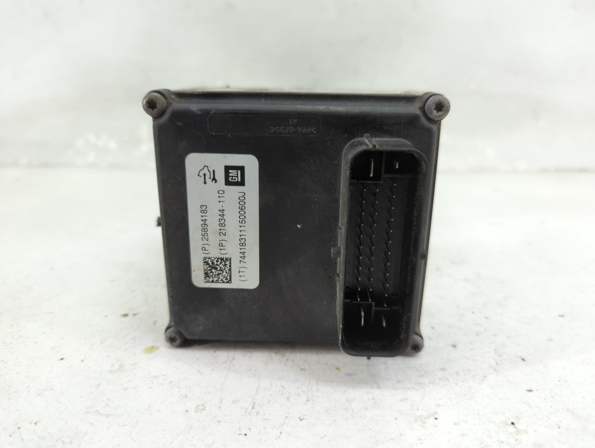 2008-2011 Chevrolet Impala Anti-Lock Brake ABS Pump Module Actuator OEM P/N:25894183 218344-110 Fits Fits 2008 2009 2010 201