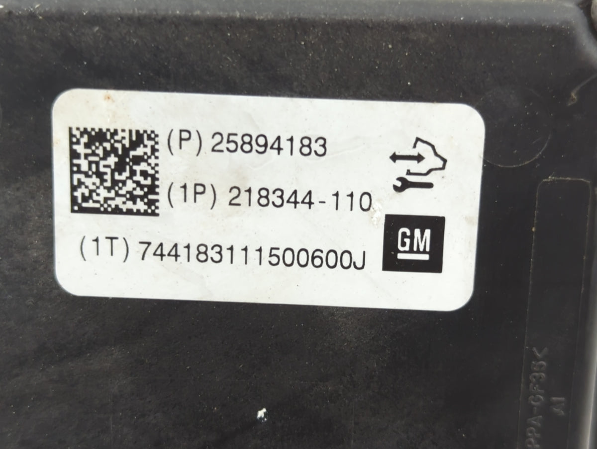 2008-2011 Chevrolet Impala Anti-Lock Brake ABS Pump Module Actuator OEM P/N:25894183 218344-110 Fits Fits 2008 2009 2010 201