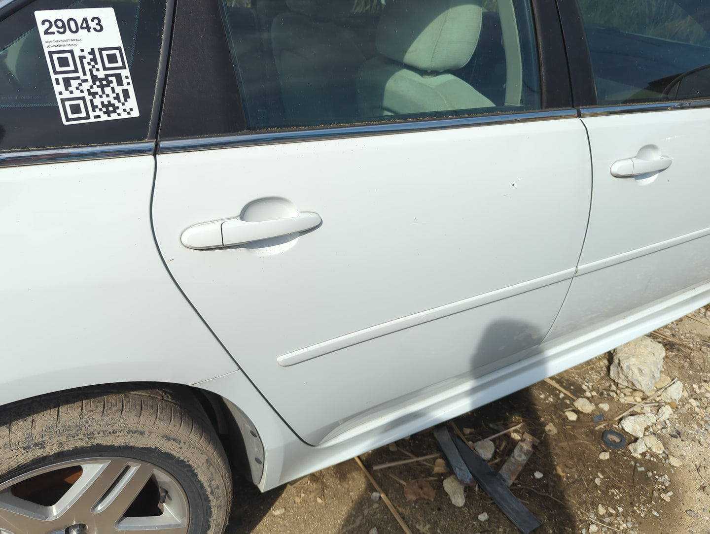 2008-2016 Chevrolet Impala Passenger Rear Door Oem - Oemusedautoparts1.com