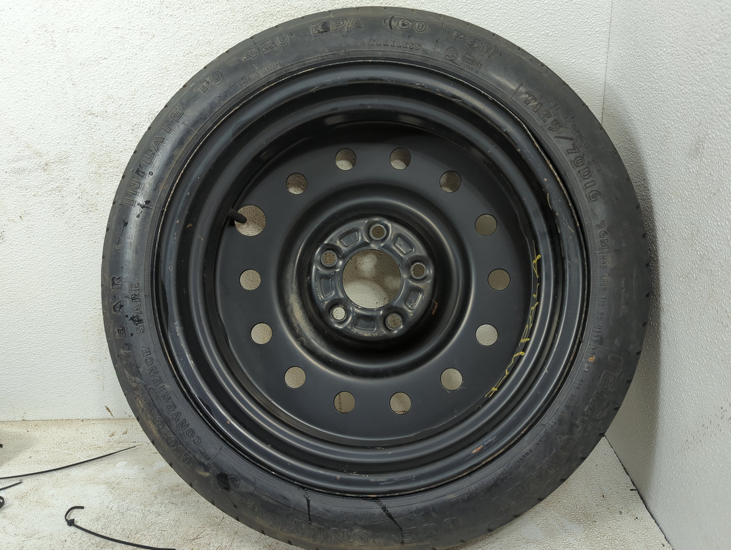 2000-2016 Chevrolet Impala Spare Donut Tire Wheel Rim Oem 1317757 - Oemusedautoparts1.com