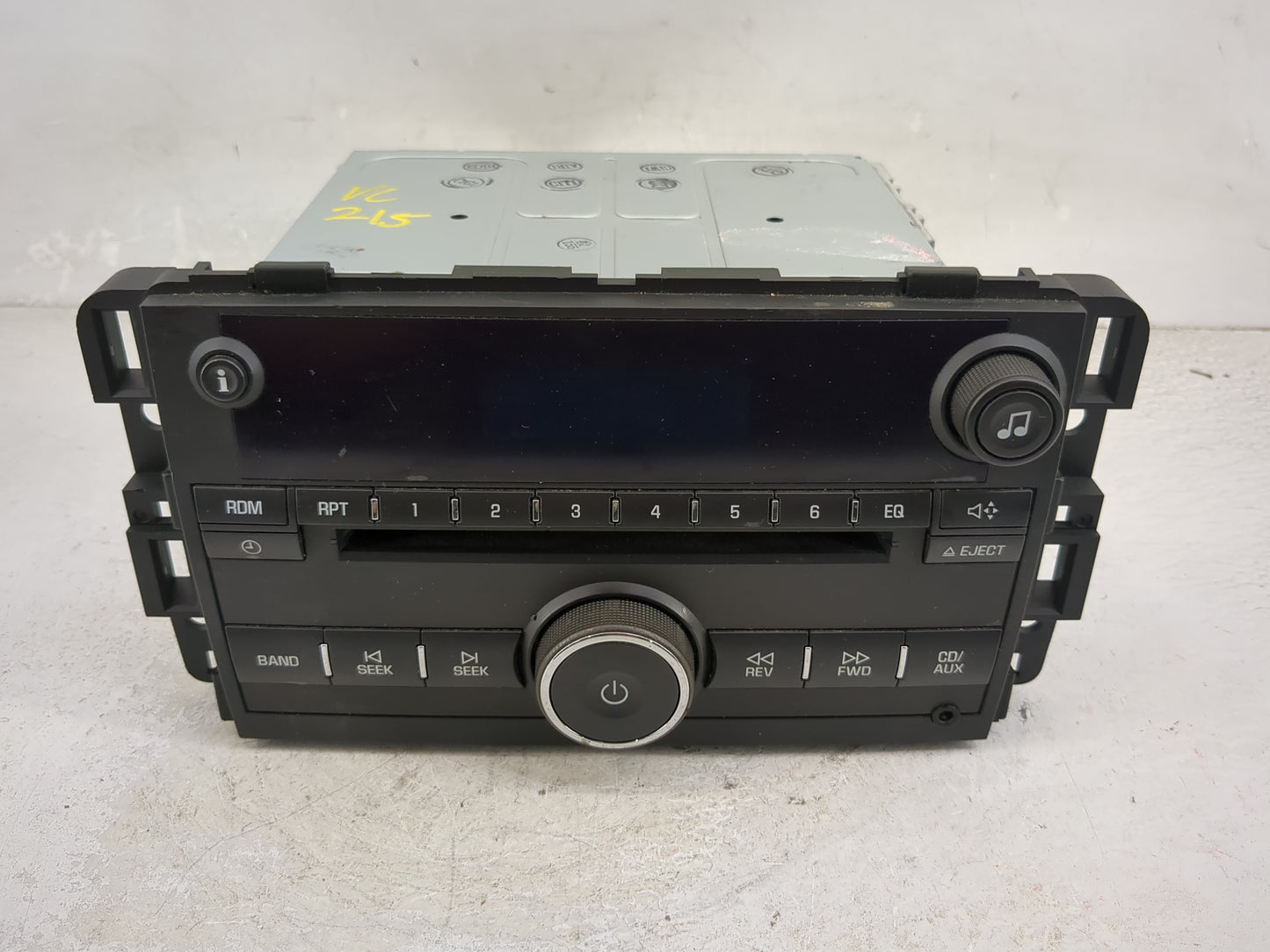 2009-2016 Chevrolet Impala Radio AM FM Cd Player Receiver Replacement P/N:20756283 123000-2920A101 Fits OEM Used Auto Parts 